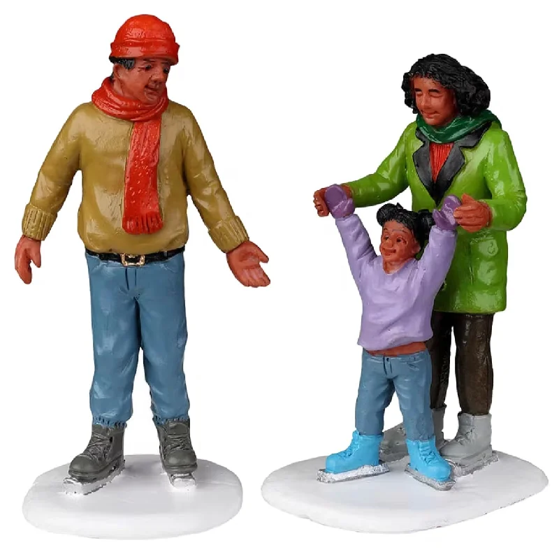 Lemax Vail Village Figurines: Family Ice Follies #22125