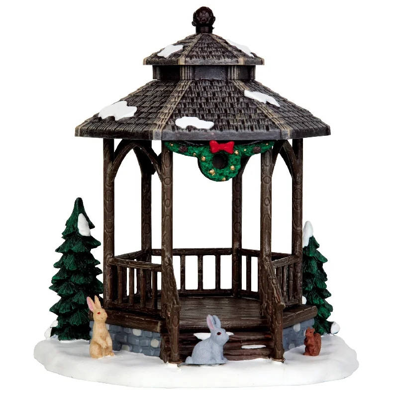 Lemax Vail Village Table Piece: Winter Gazebo #43084