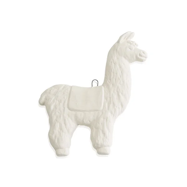 Llama Flat Ornament