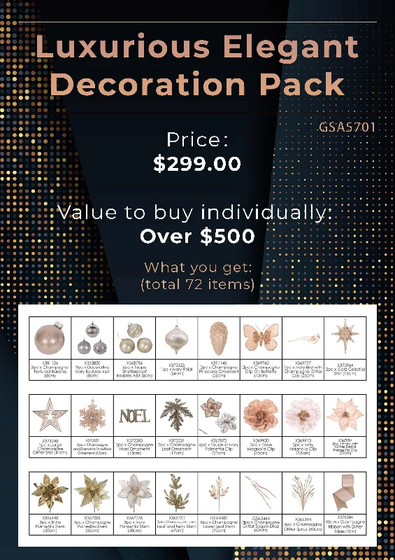 Luxurious Elegant Decoration Pack