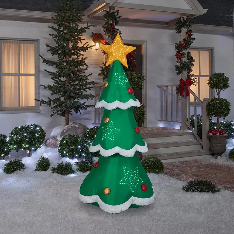 7.5' Micro-LED Christmas Tree Inflatable Decoration by Gemmy®