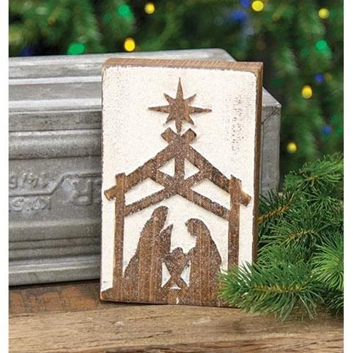 Nativity Box Sign