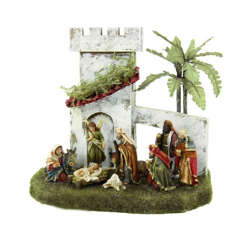 NATIVITY SCENE - CHRISTMAS NATIVITY -  RESIN