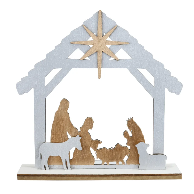 Nativity Silhouette Table Deco