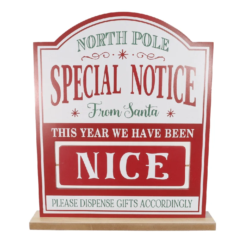 Naughty/Nice Spinning Sign