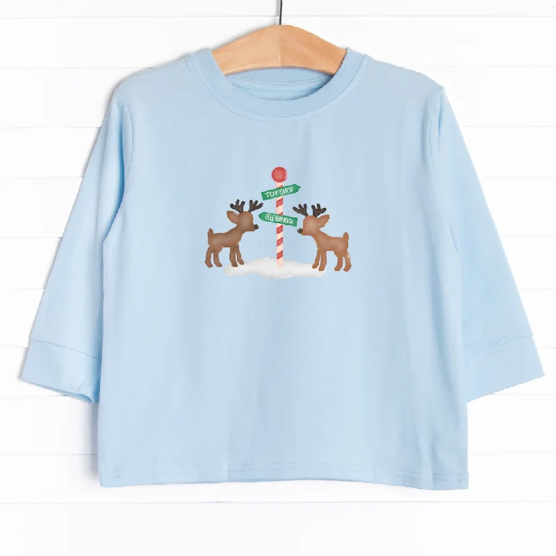 North Pole Paradise Long Sleeve Graphic Tee