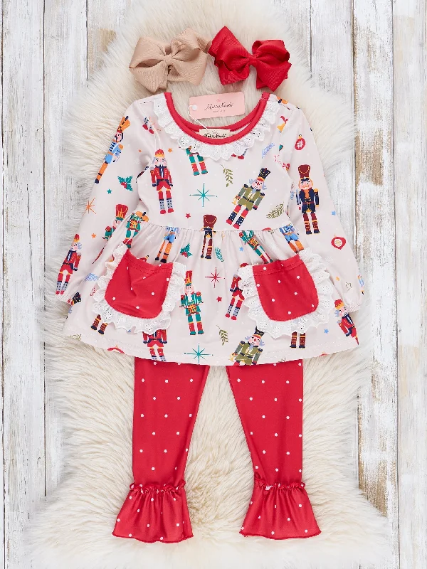 Red Dots Nutcracker Pocket Outfit