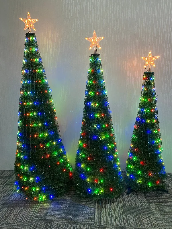 Remote Controlled LED Pop-Up Accent Tree Decorations