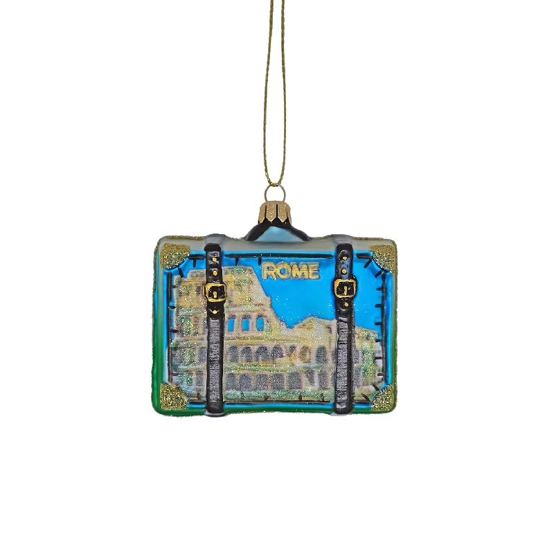 ROME SUITCASE - CHRISTMAS ORNAMENT SOUVENIR