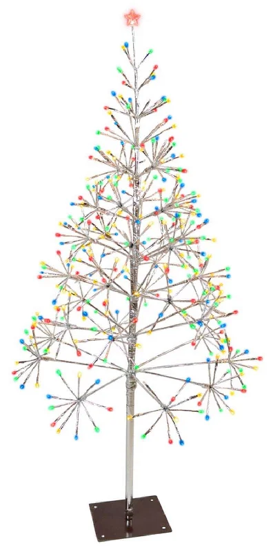 Shimmering Multi-Colored LED Twinkle Tree Decorations