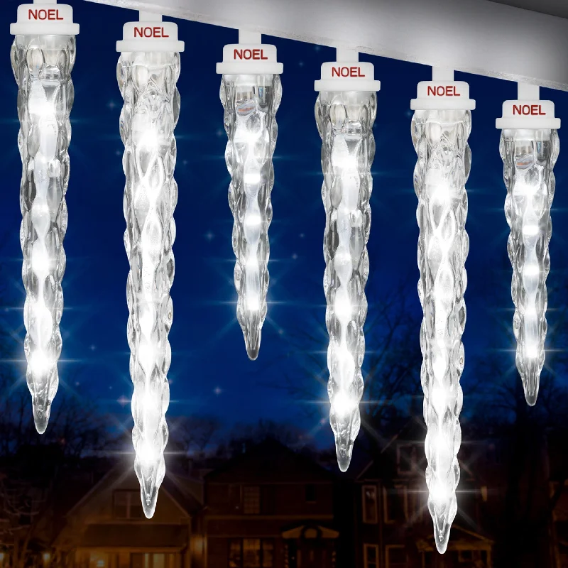 Shooting Star® Icicle Light String (Set of 8 LED Lights)