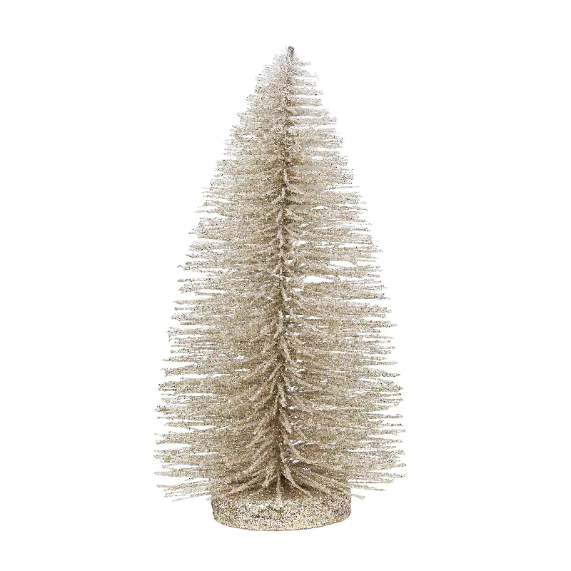 Champagne 8 Inch Glitter Tree