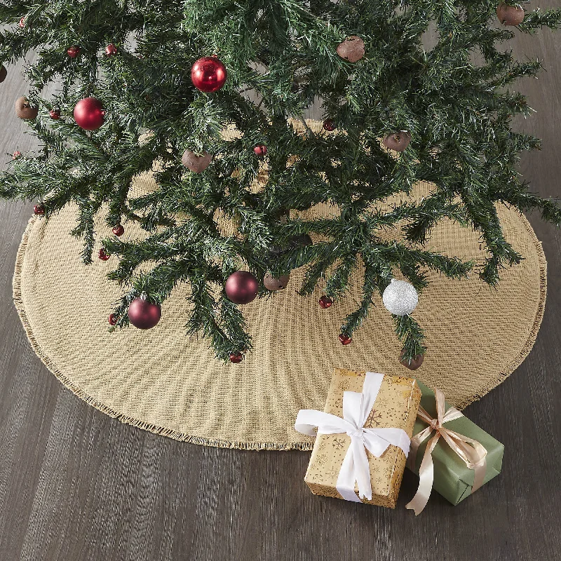 Yuletide Burlap Tan Tree Skirt 36