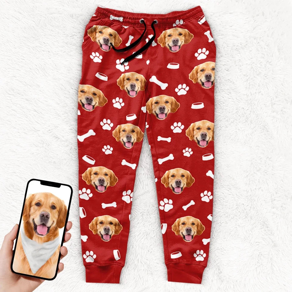 Custom Photo Fur And Joy All Season Long - Dog & Cat Personalized Custom Unisex Sweatpants - Christmas Gift For Pet Owners, Pet Lovers