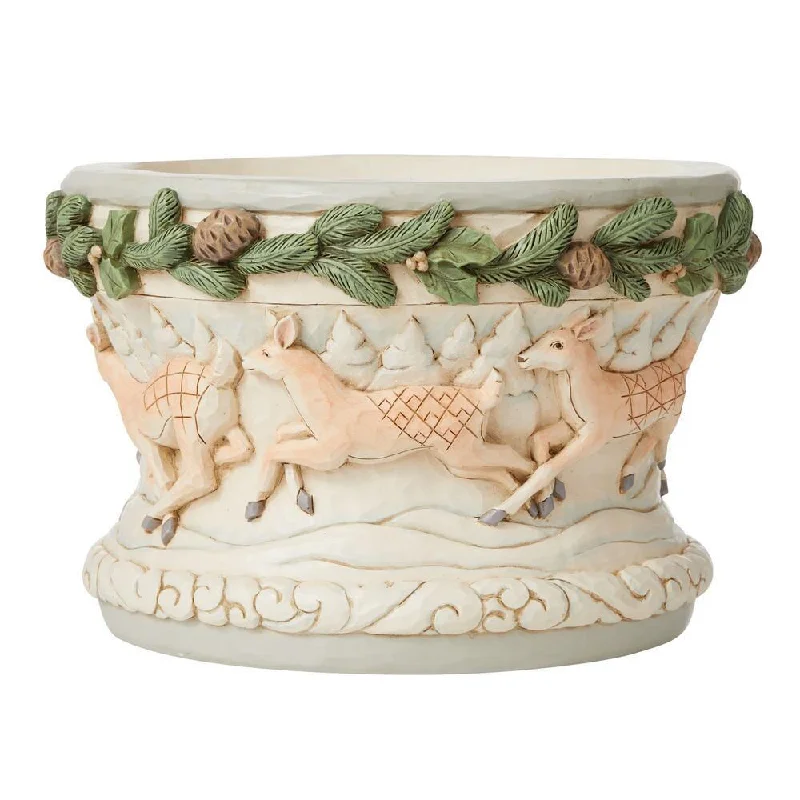 Heartwood Creek <br> White Woodland Deer Bowl (15cm)