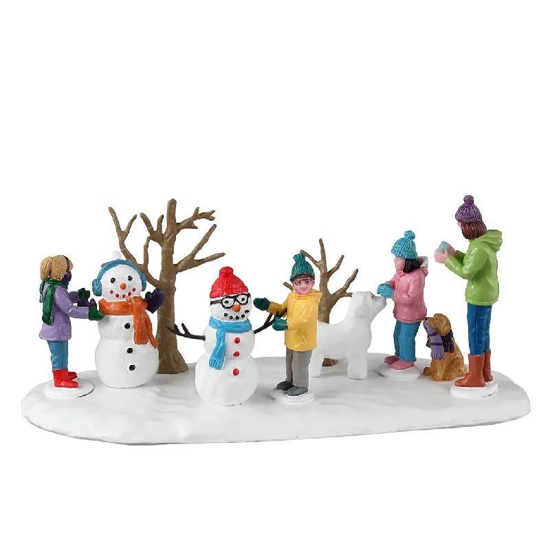 Lemax Table Piece <br> Snowmen Friends