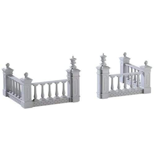 Lemax Accessories <br> Plaza Fence, Set of 4