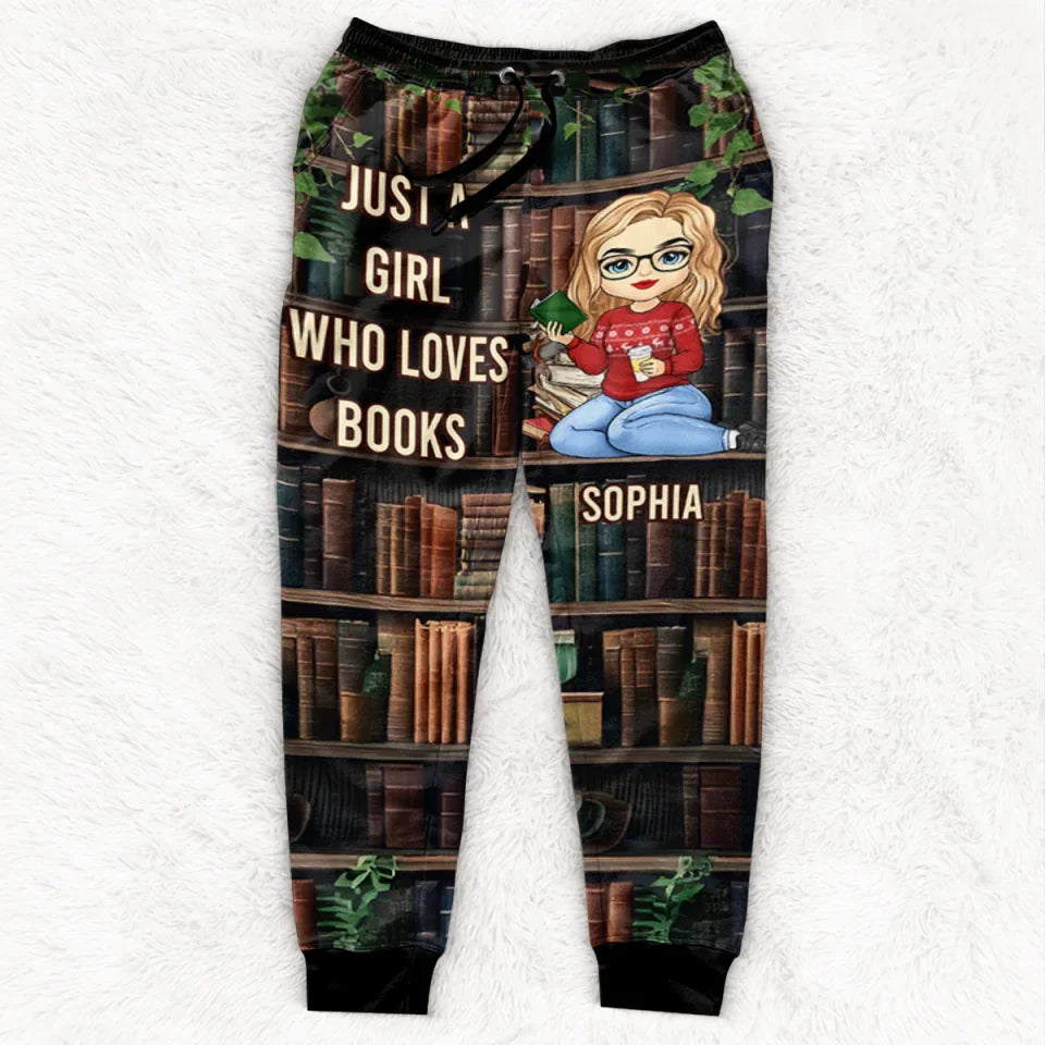 Lost In The Pages, Found In The Story - Personalized Custom Unisex Sweatpants - Christmas Gift For Book Lovers