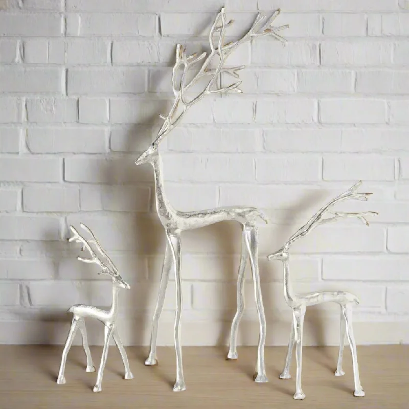 Standing Deer Figurine Frody Silver