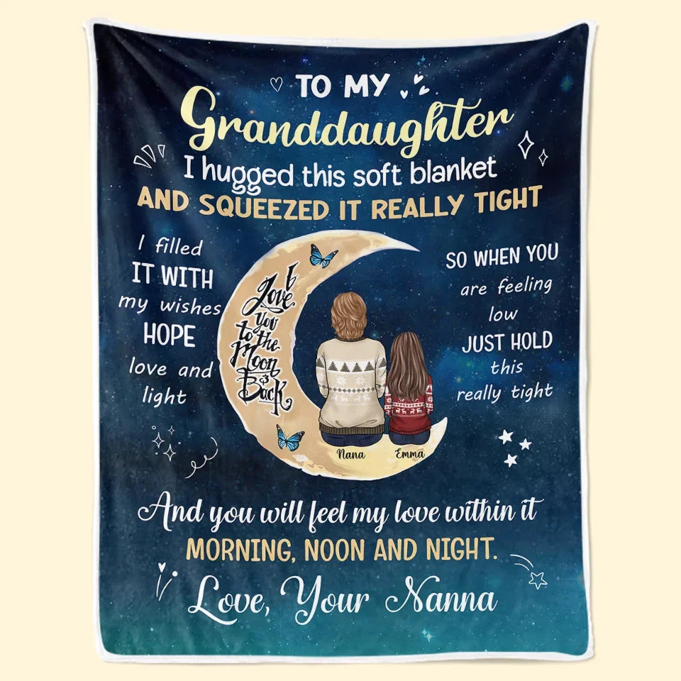 You Will Feel My Love - Family Personalized Custom Blanket - Christmas Gift For Mom, Daughter